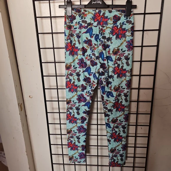 LuLaRoe Multicolor Floral Leggings - Picture 3 of 4